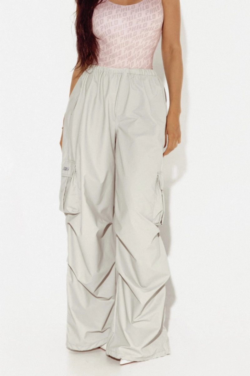 spodnie-damskie-szerokie-nylonowe-bf-cargo-stone-philo-ny-oversize-detale
